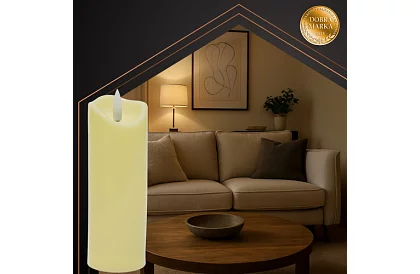 Świeca LED z efektem płomienia 17 cm