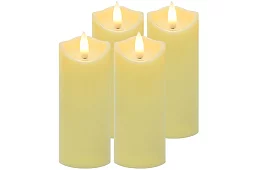 Świeczki LED zestaw z efektem płomienia 12,5 cm – 4 sztuki