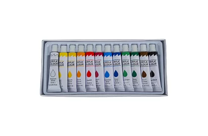 Zestaw malarski do malowania - płótna, farby, pędzle, paleta