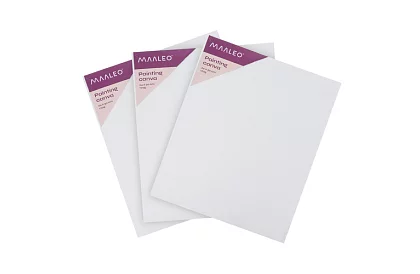 Zestaw malarski do malowania - płótna, farby, pędzle, paleta