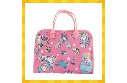 Książka sensoryczna Montessori - różowa