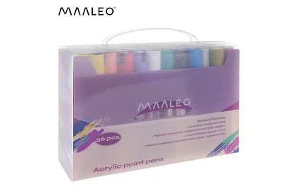 Markery dekoracyjne akrylowe – zestaw 36 kolorów