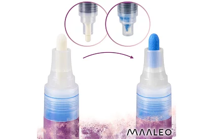 Markery dekoracyjne akrylowe – zestaw 36 kolorów