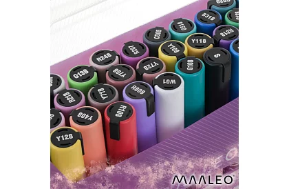 Markery dekoracyjne akrylowe – zestaw 36 kolorów