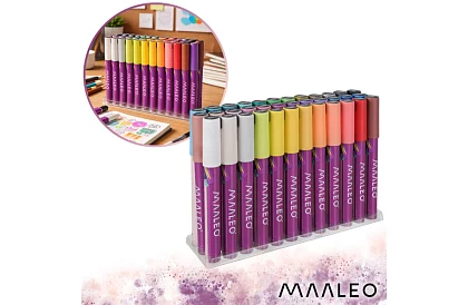 Markery dekoracyjne akrylowe – zestaw 36 kolorów