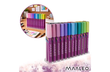 Markery dekoracyjne akrylowe – zestaw 24 kolorów