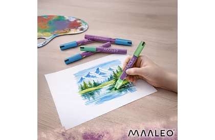 Markery dekoracyjne akrylowe – zestaw 24 kolorów