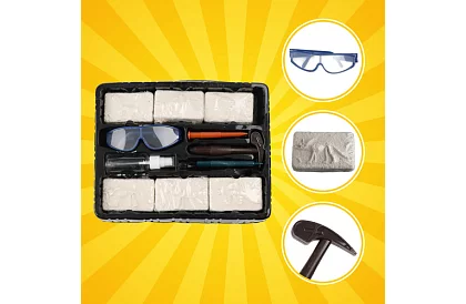 Zestaw 6 w 1 mały paleontolog - wykopaliska dinozaurów