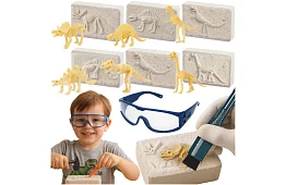 Zestaw 6 w 1 mały paleontolog - wykopaliska dinozaurów