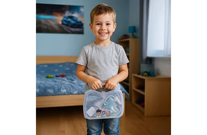 Walizka doktora z akcesoriami - efekty dźwiękowe i świetlne