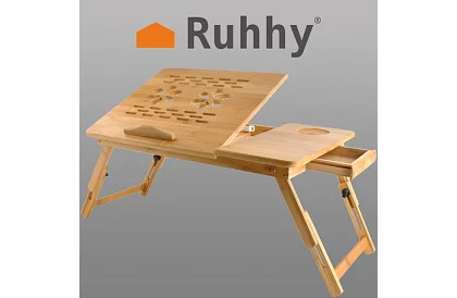 Stolik bambusowy pod laptop