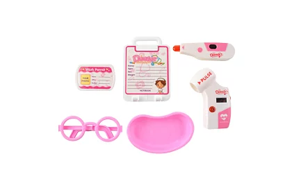 Zestaw lekarski z wózkiem - mały lekarz