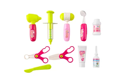 Zestaw lekarski z wózkiem - mały lekarz