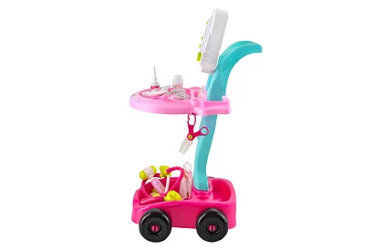 Zestaw lekarski z wózkiem - mały lekarz