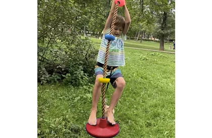 Huśtawka linowa – Lina wspinaczkowa 2w1