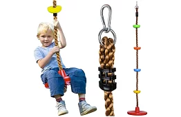 Huśtawka linowa – Lina wspinaczkowa 2w1