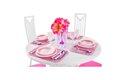 Meble do domku dla lalek – Zestaw 43 sztuki