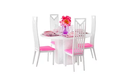 Meble do domku dla lalek – Zestaw 43 sztuki