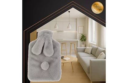 Termofor z pokryciem z pluszu 1800 ml – Rubber Bunny