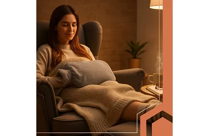 Termofor – duża butelka z pluszowym pokrowcem 3,5 l