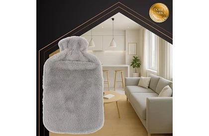 Termofor – duża butelka z pluszowym pokrowcem 3,5 l