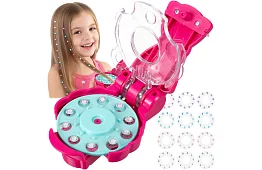 Maszyna do ozdabiania włosów i ubrań kamieniami + 180 XXL kryształów