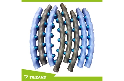 Obręcz - Hula hoop z wypustkami masującymi 110 cm