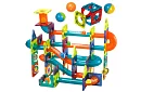 Zestaw edukacyjny magnetyczny 3D – tor kulkowy 96 elementów
