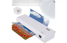 Laminator A4, 500 W – Urządzenie laminujące 4 w 1 + folie