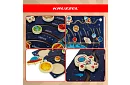 Drewniane puzzle Montessori - wszechświat