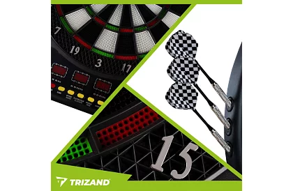 Elektroniczna tarcza do rzutków - 243 tryby