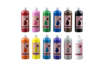 Farby plakatowe 12 x 500 ml – 12 odcieni