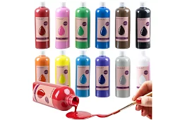 Farby plakatowe 12 x 500 ml – 12 odcieni