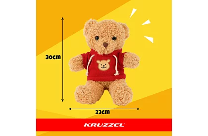 Miś z bluzą 30 cm – pluszowa zabawka dla dzieci 0+