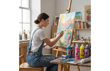 Farby plakatowe 18 x 500 ml – 18 odcieni