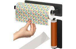 Uchwyt ścienny na ręczniki papierowe 25 cm – czarny