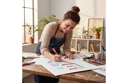 Markery dekoracyjne akrylowe – zestaw 12 kolorów