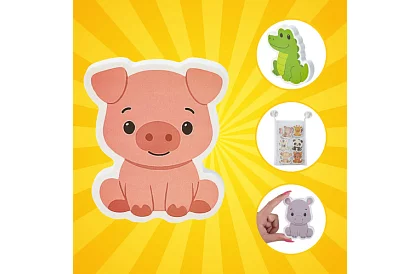 Naklejki piankowe – zwierzątka do wanny, na kafelki