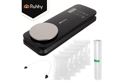 Zgrzewarka próżniowa do folii z wagą – 80 kPa, 120 W + akcesoria