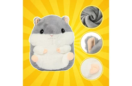 Koc 200 × 105 cm – poduszka i pluszowa zabawka 3 w 1