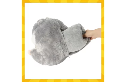 Koc 200 × 105 cm – poduszka i pluszowa zabawka 3 w 1