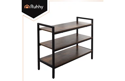 Szafka na buty z drewnianymi półkami 58,5 × 79 × 30 cm