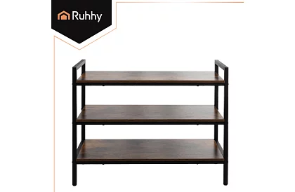 Szafka na buty z drewnianymi półkami 58,5 × 79 × 30 cm