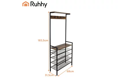 Ściana przedsionka 183,5 x 31,5 x 68 cm