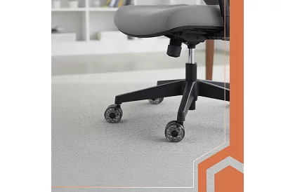 Zapasowe gumowe kółka do krzeseł biurowych – 5 sztuk szare