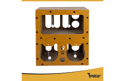 Drapak dla kotów 3 w 1 - 51,5 × 45 × 28 cm