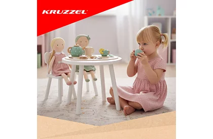 Zestaw herbaciany z drewna – zielony