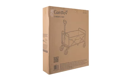 Wózek transportowy na plażę składany 90 l – nośność 100 kg