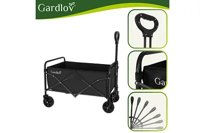 Wózek transportowy na plażę składany 90 l – nośność 100 kg