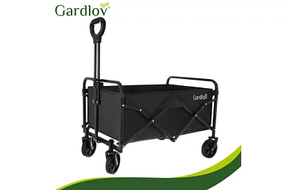 Wózek transportowy na plażę składany 90 l – nośność 100 kg